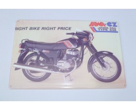 CEDULE - JAWA 350/638  - (30X20CM)